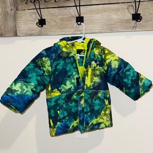 Columbia Green and Blue Kids' Jacket